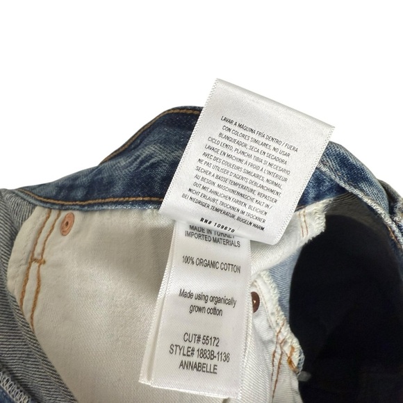 Citizens Of Humanity Size 30 Annabelle Cut Off Denim Shorts in Honeymoon Wash - Picture 4 of 7